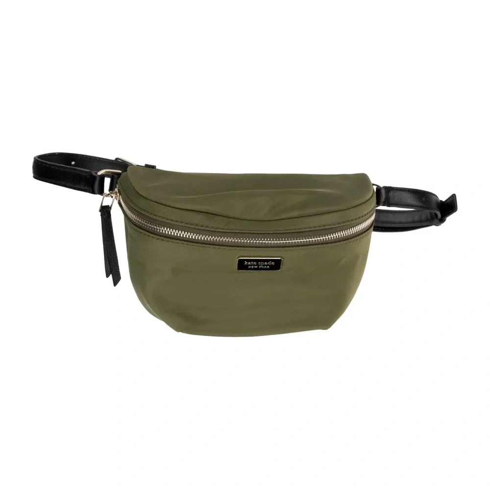 Kate Spade Dawn Convertible Crossbody or Belt Bag in Sapling (Olive Green)
